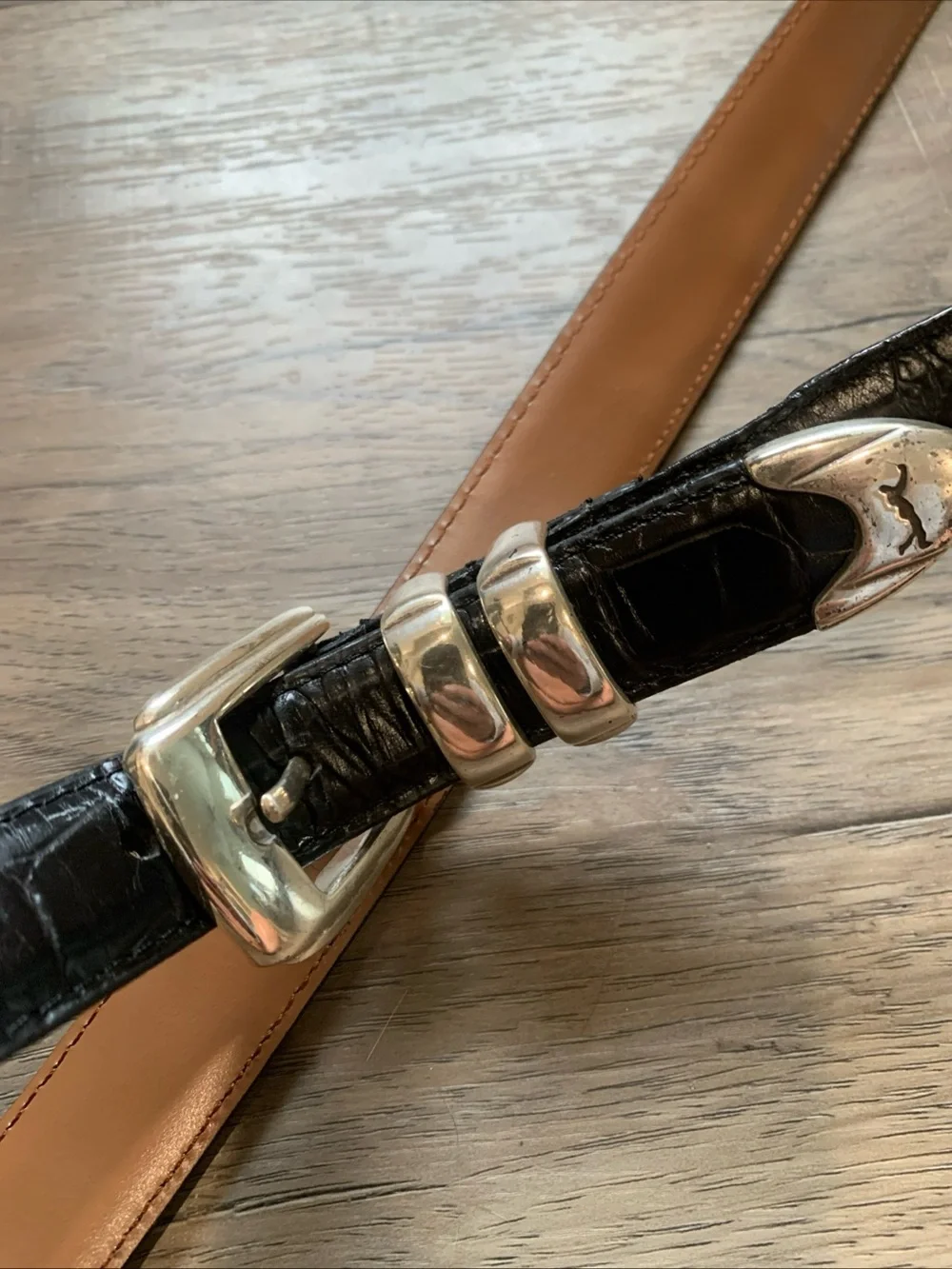 Enmon Men's Leather Belt Size 44